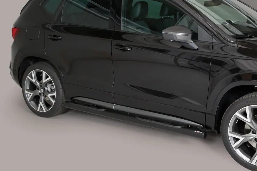 Astmelauad Grand Pedana, plastastmetega ø76, must — SEAT Ateca (2018–2020)