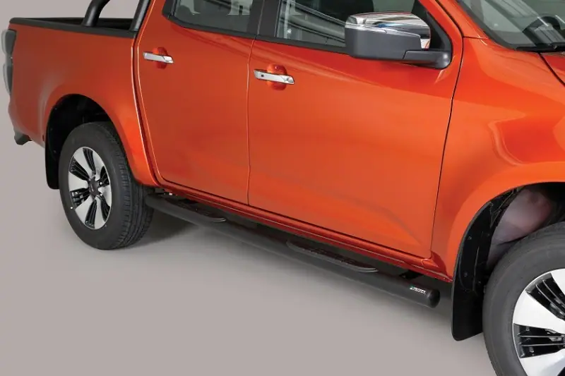 Astmelauad Grand Pedana, plastastmetega ø76, must — Isuzu D-Max (2020–)