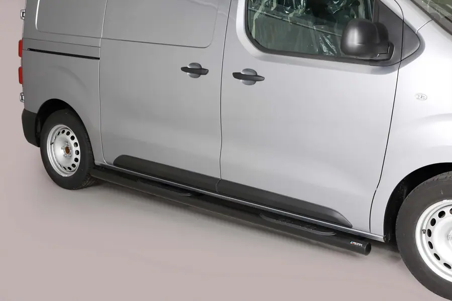 Astmelauad Grand Pedana, plastastmetega ø76, must — Fiat Scudo (2022–)