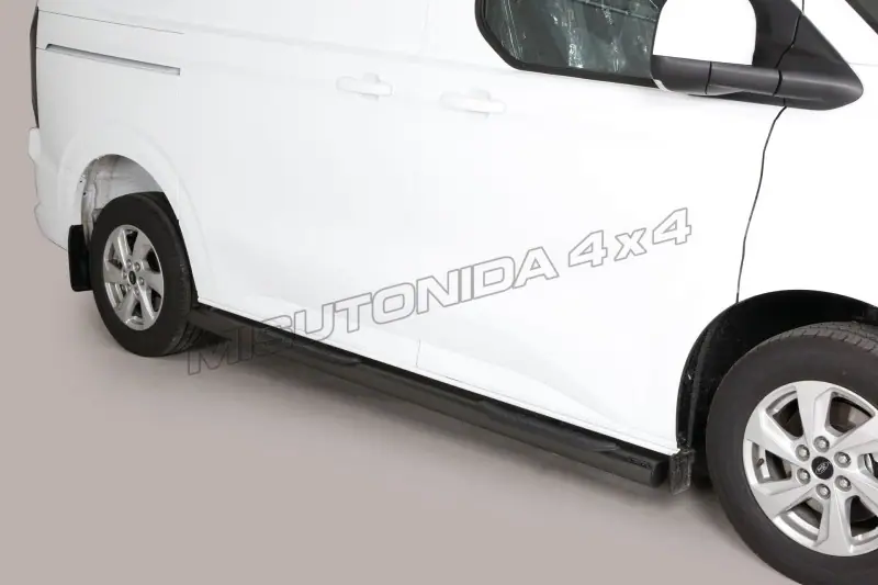 Grand Pedana side steps with plastic treads ø76, black — Ford Tourneo Custom (2024–)