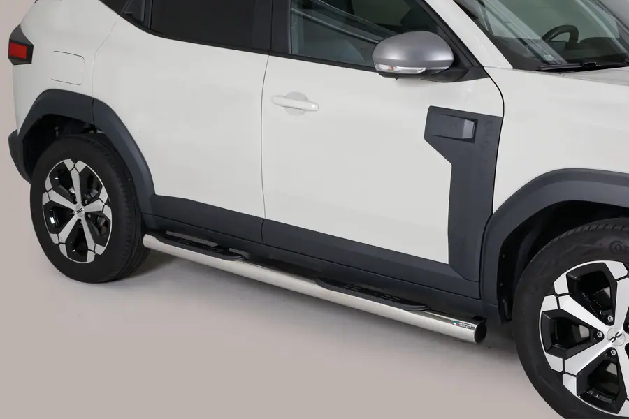 Astmelauad Grand Pedana, plastastmetega ø76, poleeritud — Dacia Duster (2024–)
