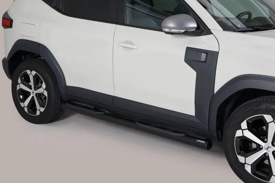 Astmelauad Grand Pedana, plastastmetega ø76, must — Dacia Duster (2024–)