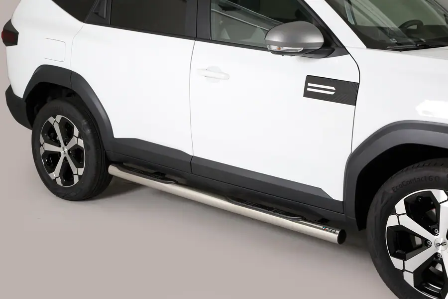Astmelauad Grand Pedana, plastastmetega ø76, poleeritud — Dacia Bigster (2025–)