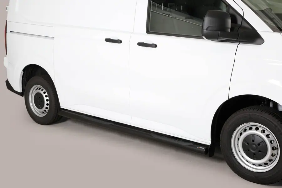 Astmelauad Grand Pedana, plastastmetega ø76, must — Volkswagen Transporter (2025–)