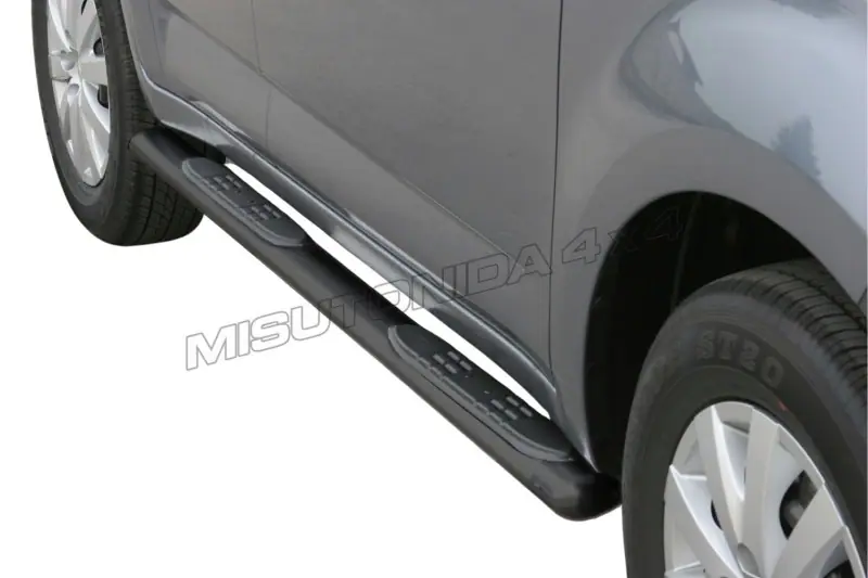 Oval Grand Pedana side steps with plastic treads øovaal, black — Daihatsu Terios (2006–2009)