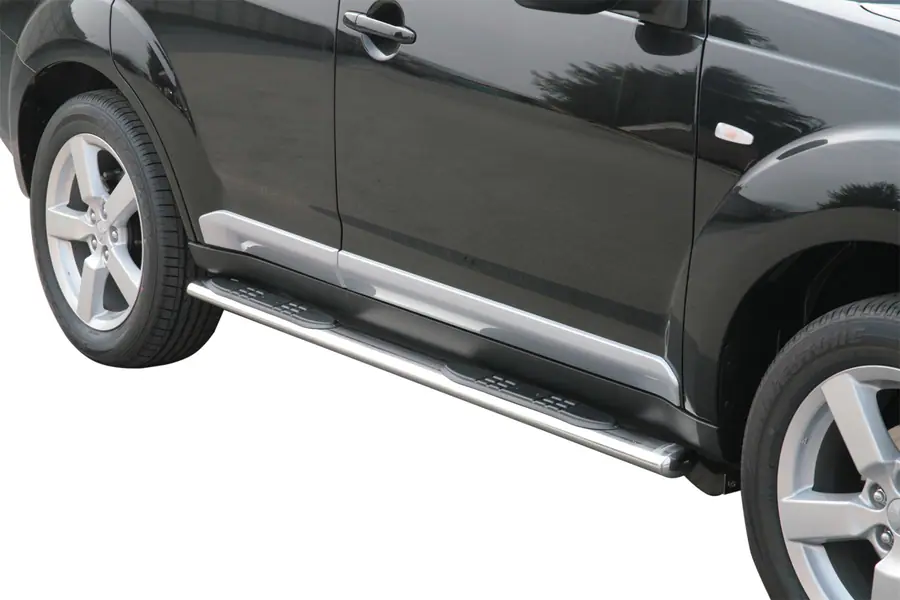 Astmelauad Grand Pedana ovaal, plastastmetega øovaal, poleeritud — Mitsubishi Outlander (2007–2010)