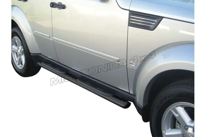 Oval Grand Pedana side steps with plastic treads øovaal, black — Dodge Nitro (2007–)