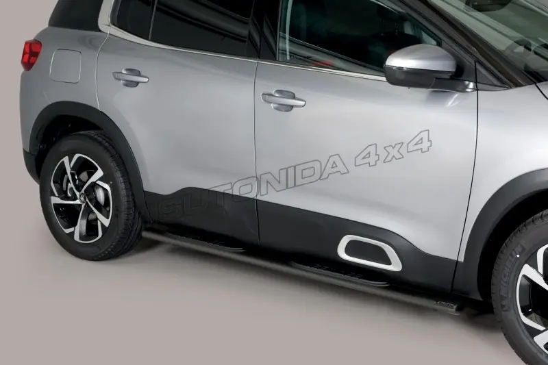 Oval Grand Pedana side steps with plastic treads øovaal, black — Citroën C5 Aircross (2019–)