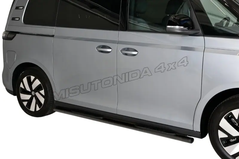 Oval Grand Pedana side steps with plastic treads øovaal, black — Volkswagen ID. Buzz (2023–)