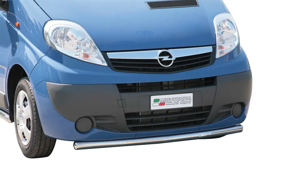Large front bar ø63, mirror polished — Opel Vivaro (2008–2013)