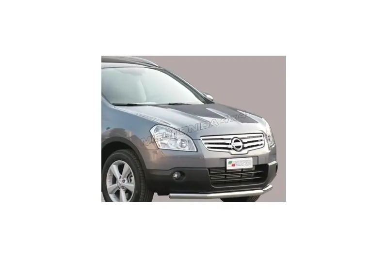 Large front bar ø63, mirror polished — Nissan Qashqai +2 (2008–)