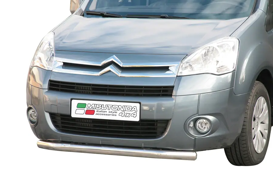 Large front bar ø63, mirror polished — Citroën Berlingo Van (2008–2014)