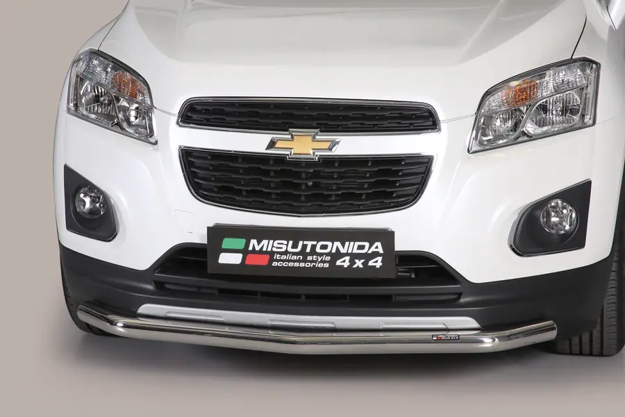 Large front bar ø63, mirror polished — Chevrolet Trax (2013–)