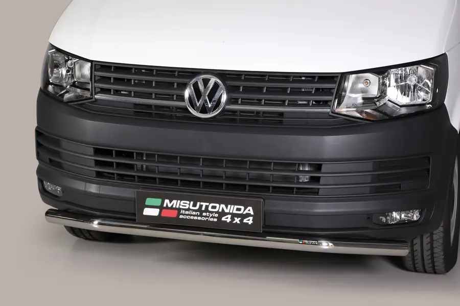 Large front bar ø63, mirror polished — Volkswagen T6 (2015–2019)