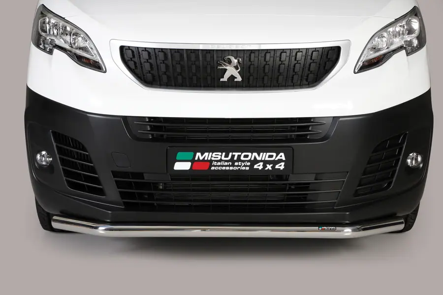 Large front bar ø63, mirror polished — Peugeot Expert (2016–)