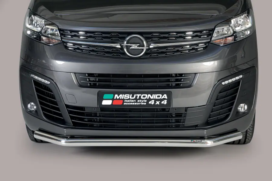 Large front bar ø63, mirror polished — Opel Zafira Life (2020–)
