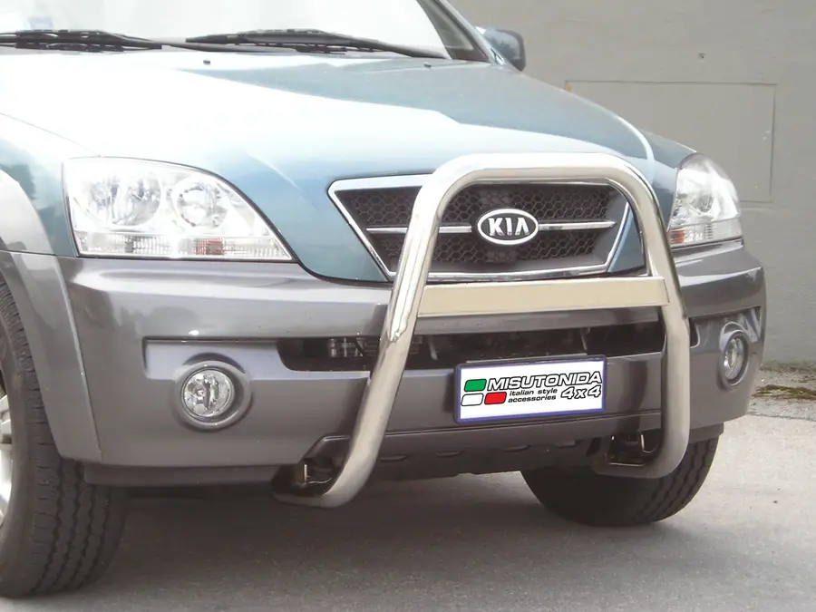 Высокая дуга Medium ø63, полированная — Kia Sorento (2002–2006)