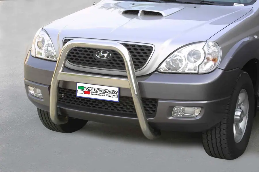 High medium bar ø63, mirror polished — Hyundai Terracan (2004–)
