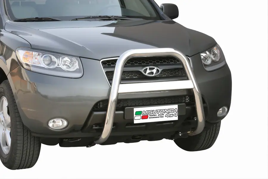 High medium bar ø63, mirror polished — Hyundai Santa Fe (2006–2010)