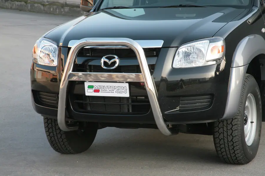 High medium bar ø63, mirror polished — Mazda BT-50 (2007–2009)