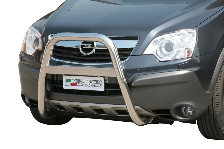 High medium bar ø63, mirror polished — Opel Antara (2007–2011)
