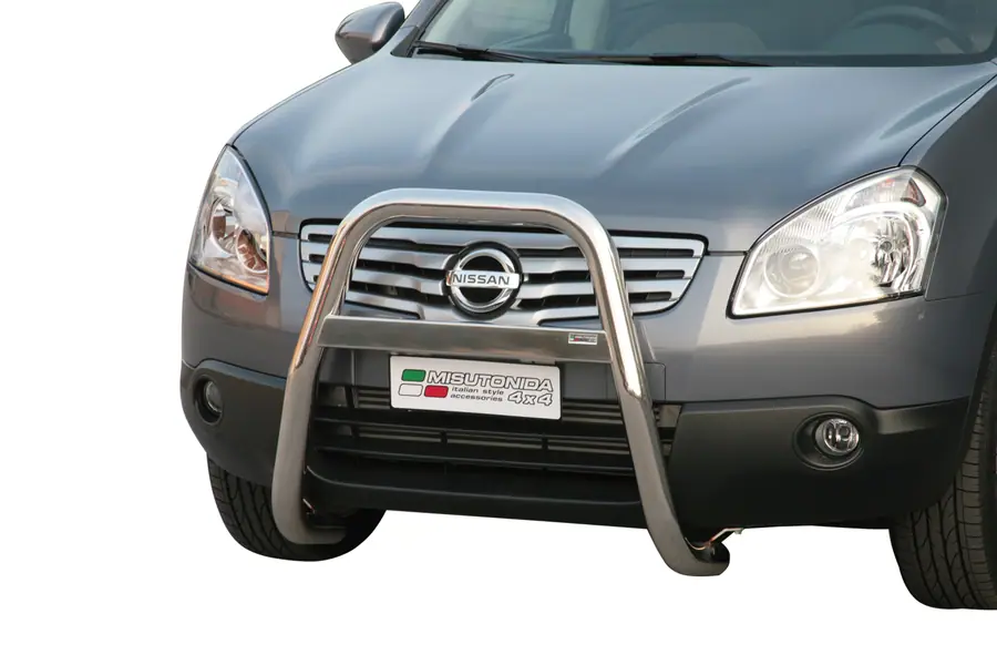 High medium bar ø63, mirror polished — Nissan Qashqai +2 (2008–)