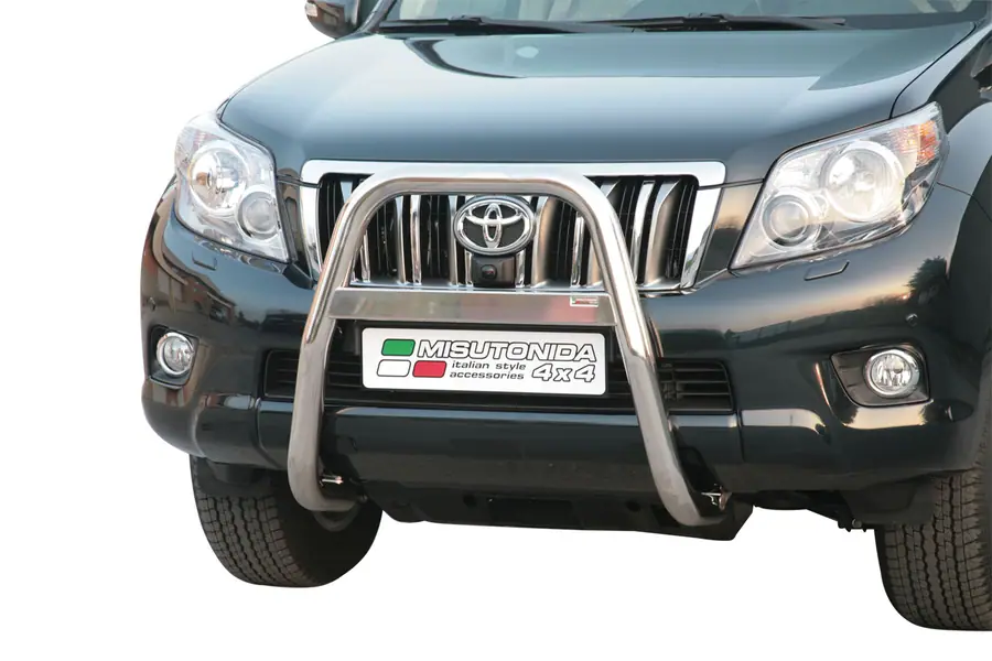 High medium bar ø63, mirror polished — Toyota Land Cruiser 150 (2010–2013)