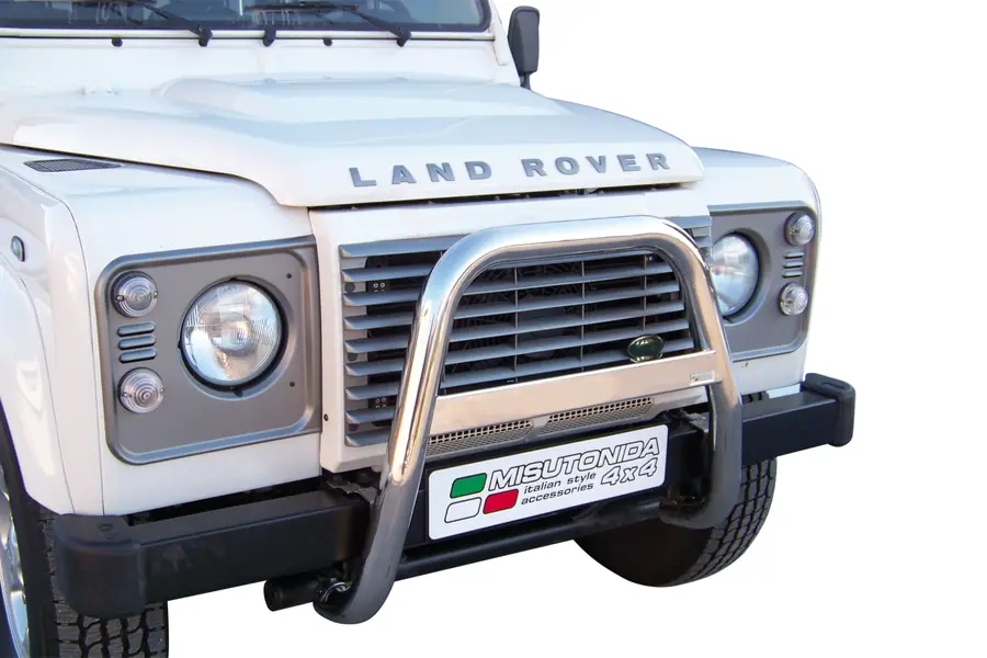 High medium bar ø63, mirror polished — Land Rover Defender