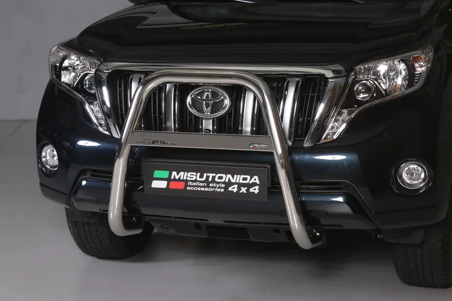 High medium bar ø63, mirror polished — Toyota Land Cruiser 150 (2013–2017)