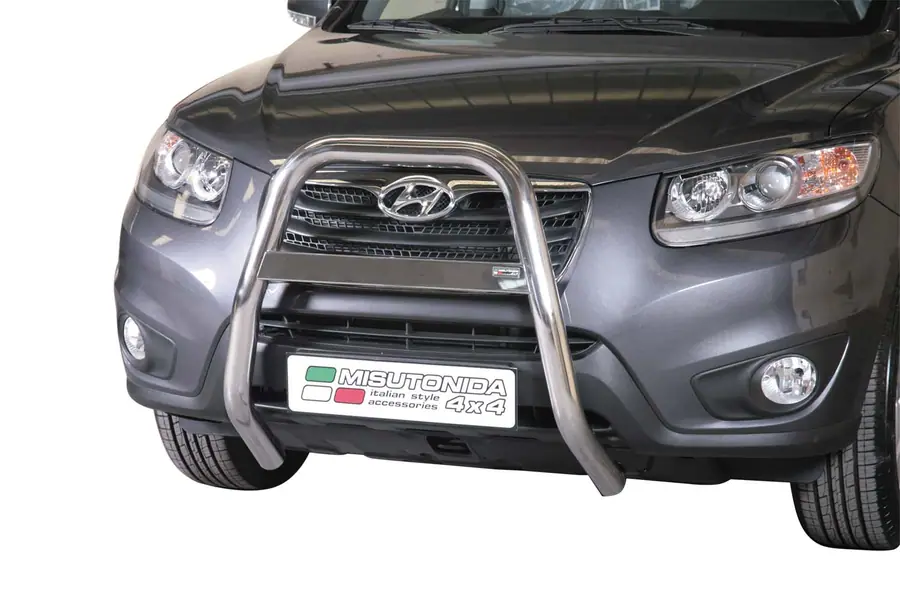 Высокая дуга Medium ø63, полированная — Hyundai Santa Fe (2010–2012)