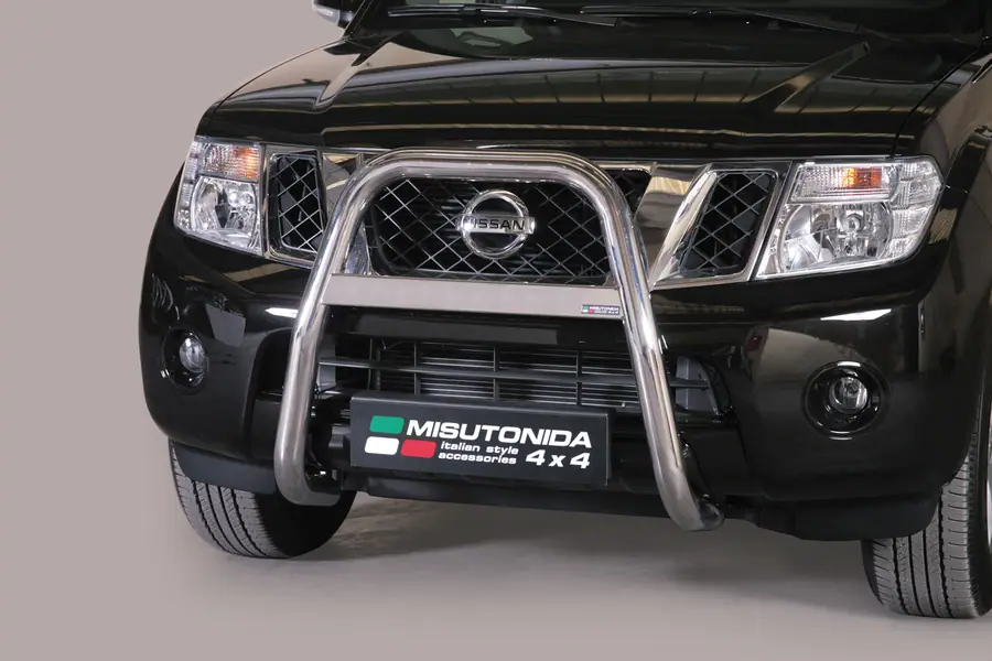 High medium bar ø63, mirror polished — Nissan Pathfinder (2010–)