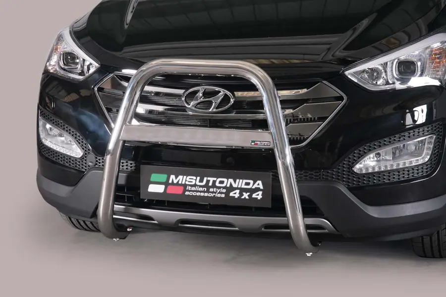 Высокая дуга Medium ø63, полированная — Hyundai Santa Fe (2012–)