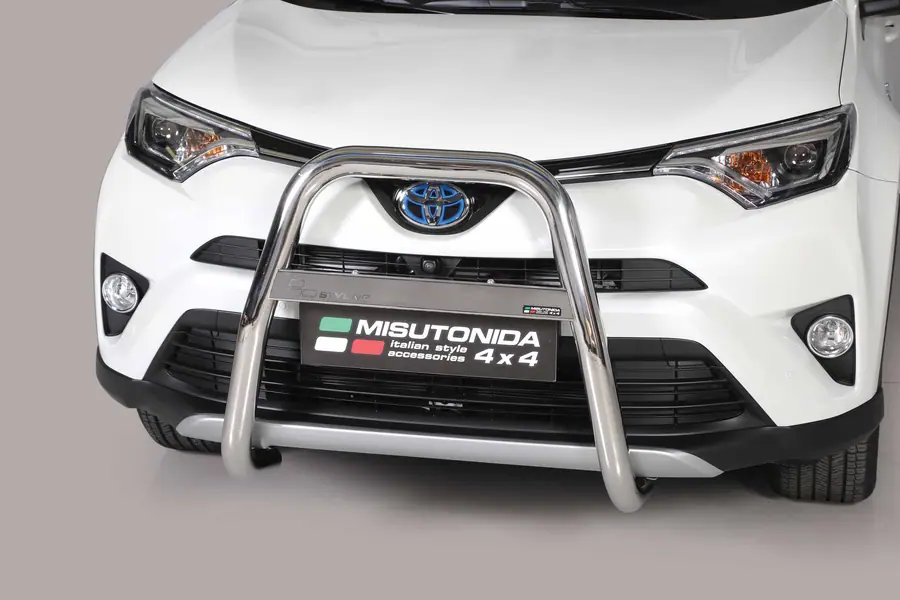 High medium bar ø63, mirror polished — Toyota RAV4 (2016–2018)