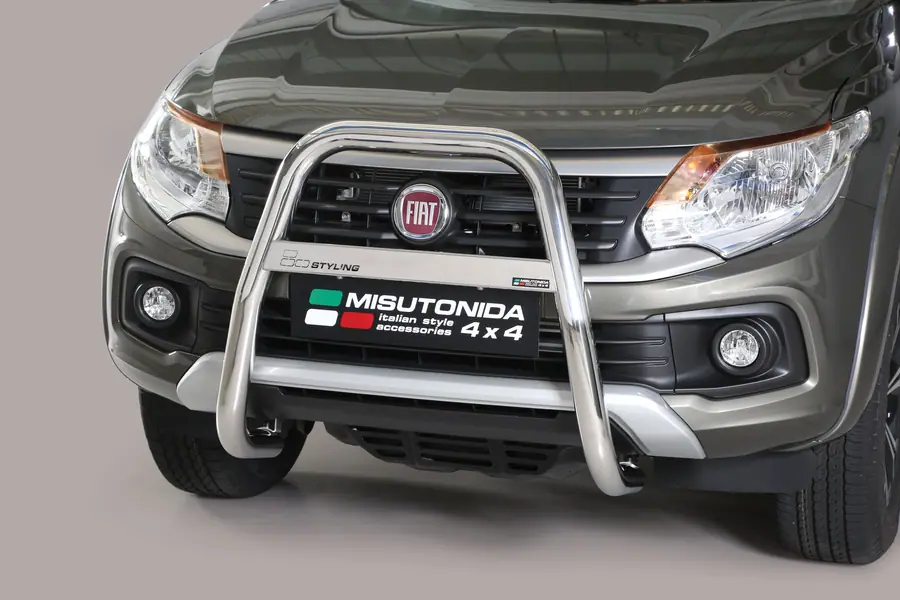 Высокая дуга Medium ø63, полированная — Fiat Fullback (2015–)