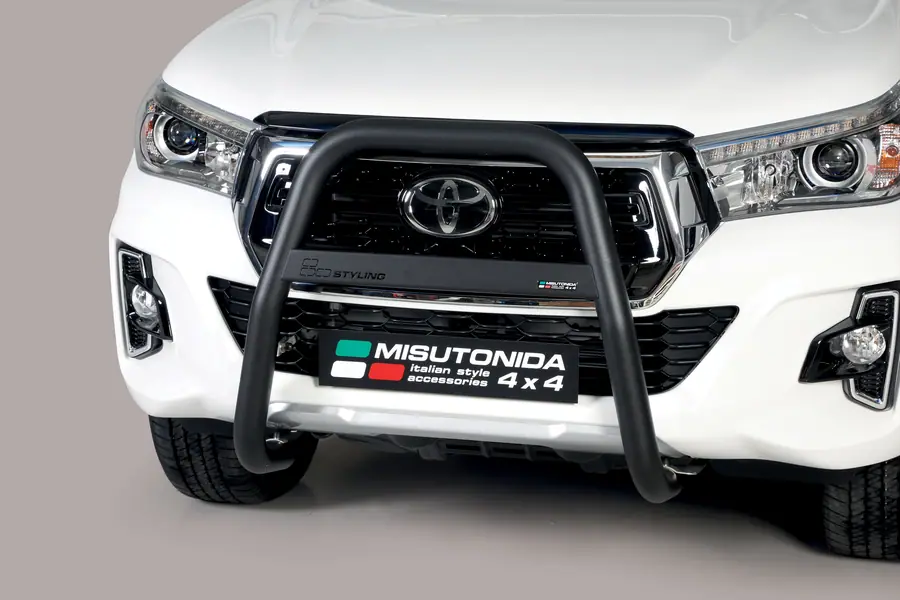 Высокая дуга Medium ø63, чёрная — Toyota Hilux (2015–)
