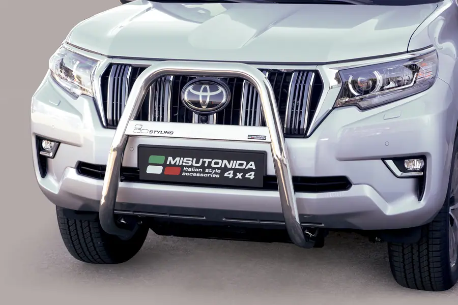 High medium bar ø63, mirror polished — Toyota Land Cruiser 150 (2017–)