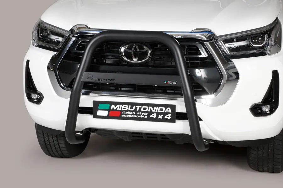 Высокая дуга Medium ø63, чёрная — Toyota Hilux (2021–)