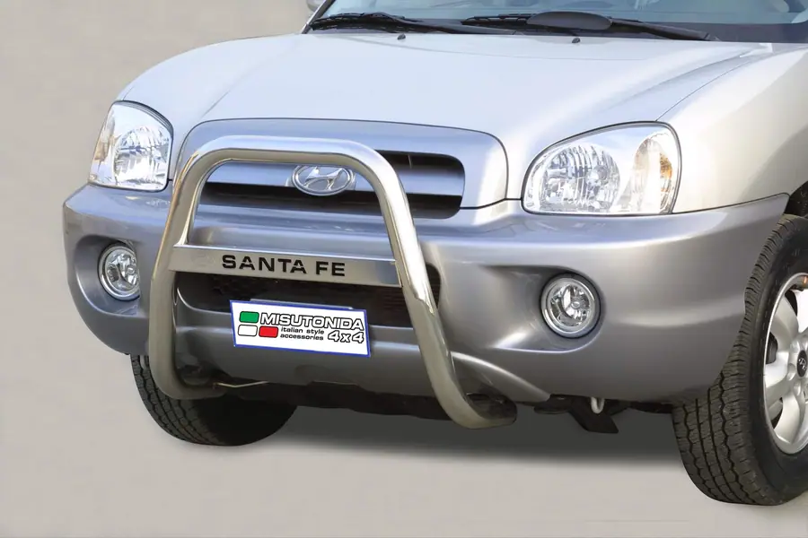 Высокая дуга Medium, с гравировкой ø63, полированная — Hyundai Santa Fe (2000–2005)