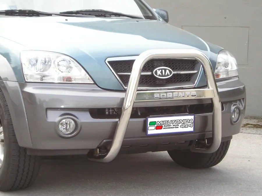 High medium bar, engraved ø63, mirror polished — Kia Sorento (2002–2006)