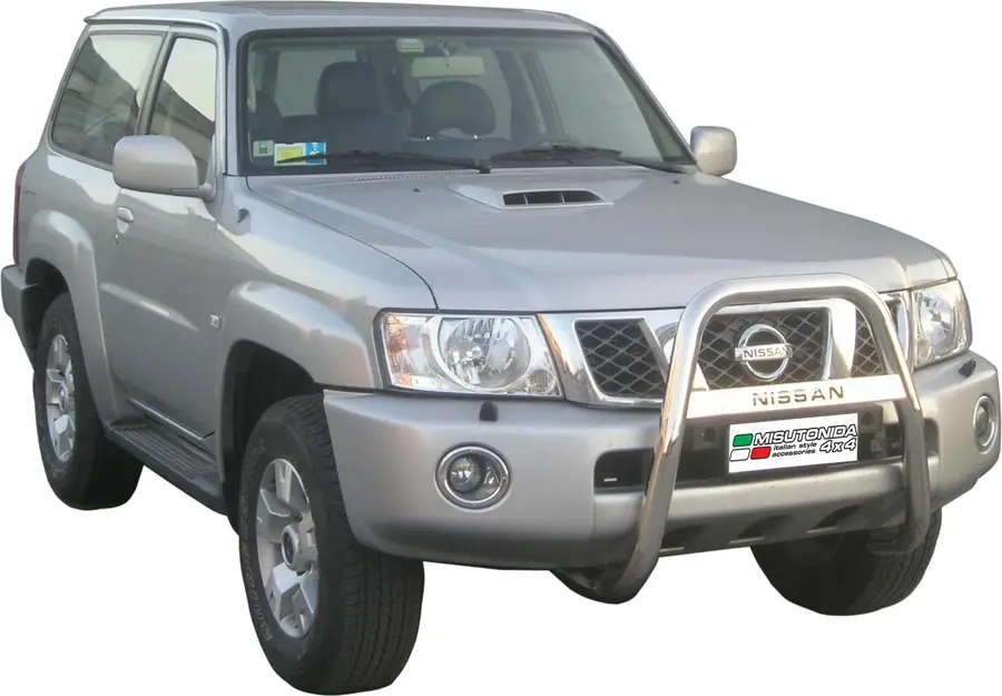 High medium bar, engraved ø63, mirror polished — Nissan Patrol GR (2005–)