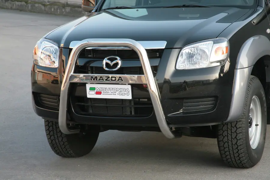 High medium bar, engraved ø63, mirror polished — Mazda BT-50 (2007–2009)