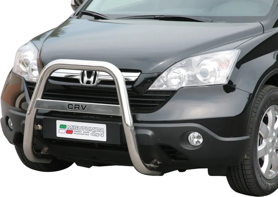 High medium bar, engraved ø63, mirror polished — Honda CR-V (2007–2009)