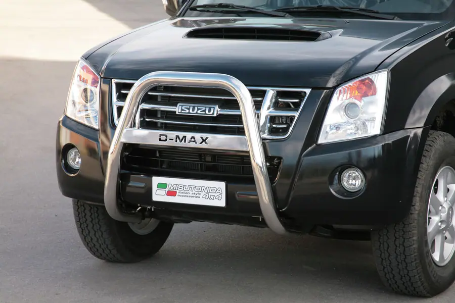 High medium bar, engraved ø63, mirror polished — Isuzu D-Max (2007–2012)