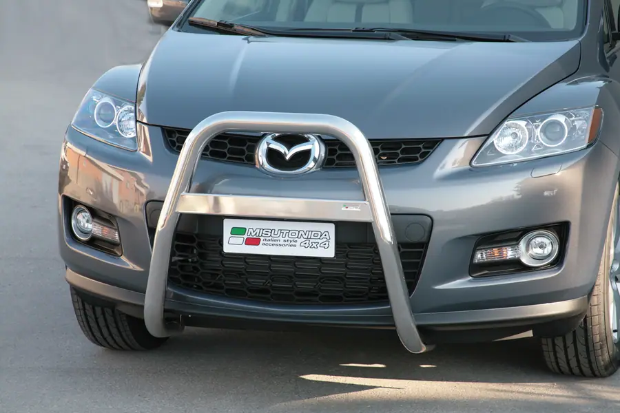 Высокая дуга Medium, с гравировкой ø63, полированная — Mazda CX-7 (2008–2010)