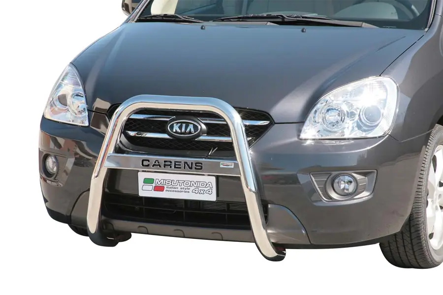 High medium bar, engraved ø63, mirror polished — Kia Carens (2008–)