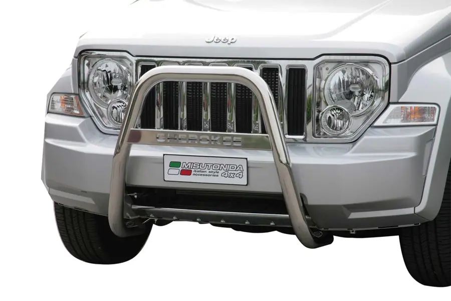 High medium bar, engraved ø63, mirror polished — Jeep Cherokee (2008–2013)
