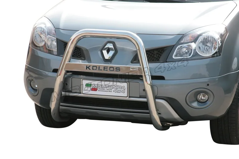 High medium bar, engraved ø63, mirror polished — Renault Koleos (2008–2011)