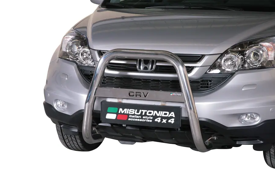 Высокая дуга Medium, с гравировкой ø63, полированная — Honda CR-V (2010–2012)