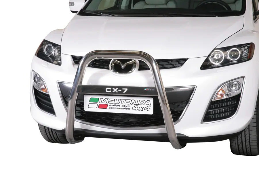 High medium bar, engraved ø63, mirror polished — Mazda CX-7 (2010–)