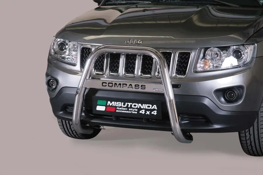 Высокая дуга Medium, с гравировкой ø63, полированная — Jeep Compass (2011–2016)